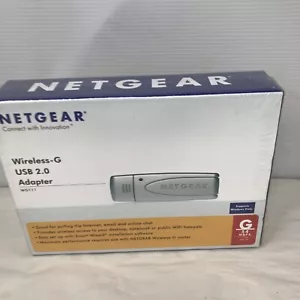 NETGEAR G 54 MBPS WIRELESS-G USB 2.0 ADAPTER WG111 NEW SEALED - Picture 1 of 10
