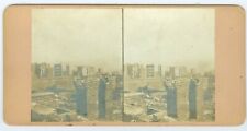 B7454~ San Francisco CA 1906 Earthquake Stereoview of Devastated Skyline