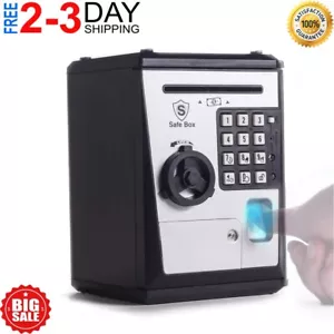 Piggy Banks For Kids Safe Box Electronic Money Saving Machine With Fingerprint - Picture 1 of 7