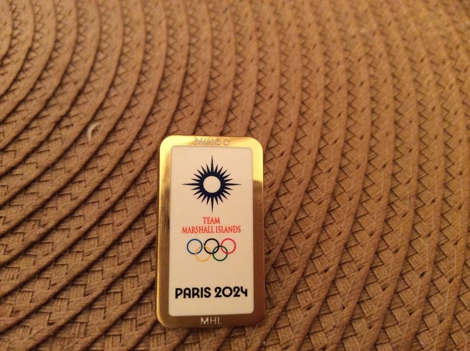 Paris 2024 olympic games PIN  NOC DATE MARSHALL ISLAND  TEAM - Image 1 of 1