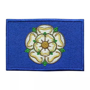 Yorkshire County Flag Patch Iron On Patch Sew On Badge Embroidered Patch - Picture 1 of 1