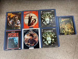 RCA SELECTAVISION CED VIDEODISC LOT PSYCHO KENNY LOGGINS RAIDERS LOST ARK MORE - Picture 1 of 5