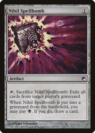 Nihil Spellbomb (SOM) Scars of Mirrodin - NM - Image 1 of 1