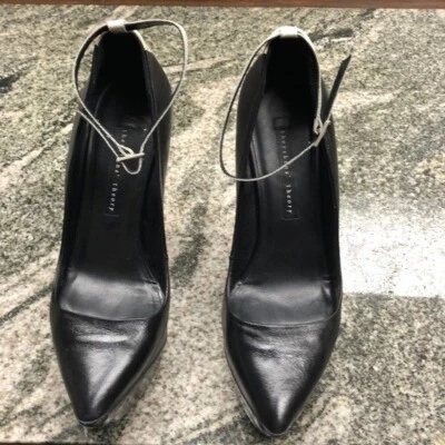 Zapatos cuñas de cuero bicolor Theyskens' Theory talla 39 EE. UU. 9 Foto 1 de 4