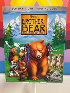 Brother Bear Disney 2 Movie Double Feature NEW w/Movie Club Exclusive Slipcover - Picture 1 of 2