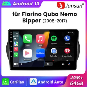 Android 13 Autoradio Carplay Für Fiat Fiorino Qubo Citroen Nemo 2008-2017 2+64GB - Bild 1 von 19