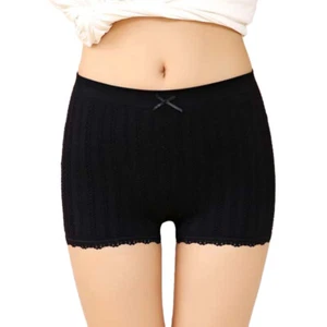 Breathable Twist Leggings Women's Boyshort Panties Underskirt Shorts - Picture 1 of 5