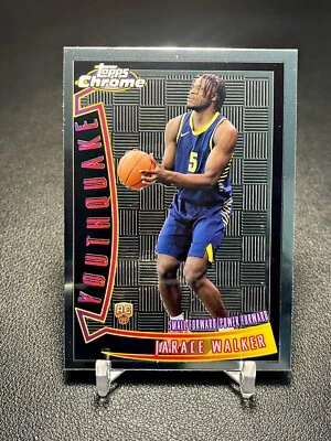 2024 Topps Chrome Basketball Jarace Walker #YQ-5 Youthquake Rookie RC - Image 1 of 2