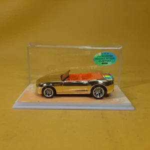 Hot Wheels CAMARO CONVERTIBLE CONCEPT Gold CHROME (WANGSTAR CUSTOM) REAL RIDERS - Picture 1 of 15