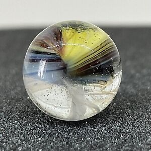 Vintage Akro Agate .62" Sparkler Glass Marble