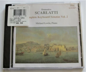 SCARLATTI - Complete Keyboard Sonatas Vol. 2 ~ MICHAEL LEWIN ~ NEW Classical CD - Imagen 1 de 2