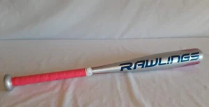 Rawlings StormT-Ball Bat TBZS12 Alloy-12 Youth Size Pink Silver - Picture 1 of 4