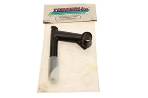 Timberlin Road Cromoly Stem 100mm Quill Stem -17° 25.4mm 22.2mm Black NOS NEW - Picture 1 of 9