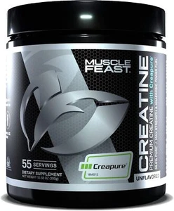 Muscle Feast Creapure Creatine Monohydrate Powder, Vegan Keto Gluten-Free, Unfla - Picture 1 of 6