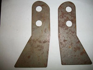 FMR CHASSIS BRACKETS TWO 5/8"ADJUSTMENT HOLES, 6 1/4" AND 6 1/2" TALL,1/8" THICK - Picture 1 of 2