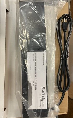 StarTech.com 8 Outlet Horizontal 1U Rack Mount PDU Power Strip for Network - Image 1 of 4