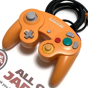 Nintendo GameCube Controller Orange DOL-003 OEM Official Used & Tested - Picture 1 of 6