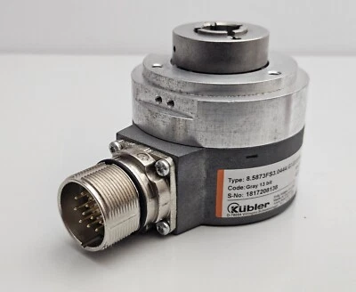 NEW KUEBLER SIL3 Optical Hollow Shaft Absolute Encoder 8.5873FS3 SSI/BiSS+SinCos - Image 1 of 4