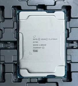 Intel Xeon Platinum 8370C 2.80G 32 core 64 thread 270 watt CPU - Picture 1 of 2