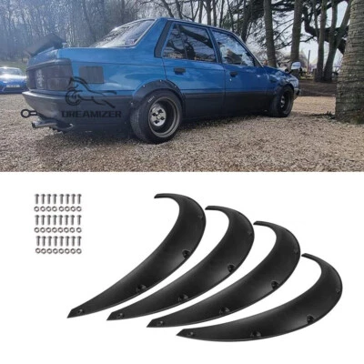 Kit de carrocería de arcos de rueda extra anchos con llamaradas de guardabarros flexibles para Mazda 626 3 6 4 piezas Foto 1 de 4