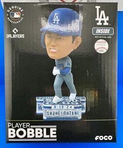 SHOHEI OHTANI - Foco "Fundador del Club 50/50" 9-19-24 Mini Cabeza Grande Bobblehead - Imagen 1 de 2
