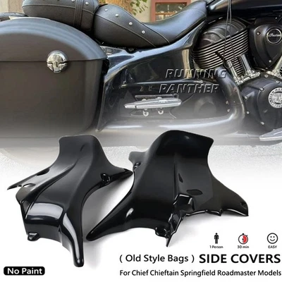 Cubiertas laterales izquierda derecha para motocicleta Indian Chieftain Dark Horse Roadmaster nuevas Foto 1 de 4