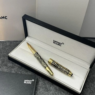 Bolígrafo Montblanc Meisterstück edición especial metal dorado Foto 1 de 4