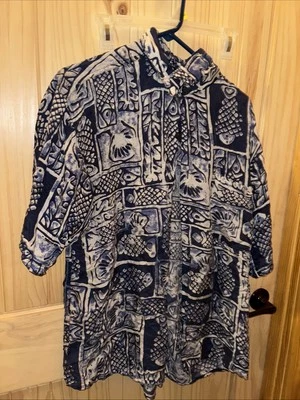 Impact 100% Silk Short Sleeve Shirt Men Size Medium - Image 1 of 4