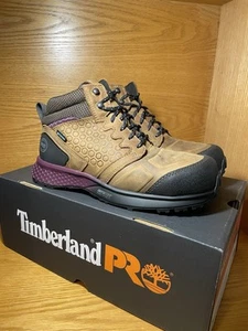 Stivali Timberland Pro donna Reaxion Comp Toe impermeabili nuovi con scatola taglia 7 viola - Foto 1 di 13