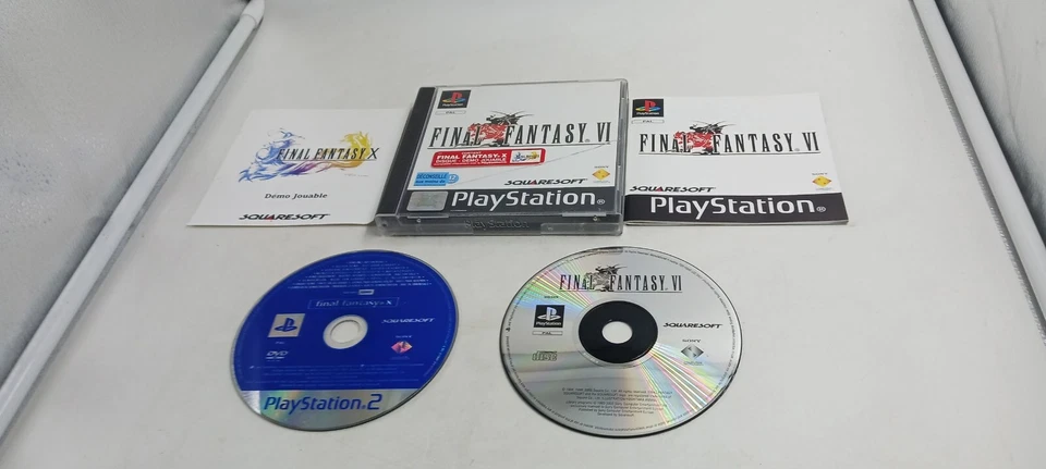 Jeu Sony Playstation PS1 Final Fantasy VI complet + Démo - Immagine 1 di 4