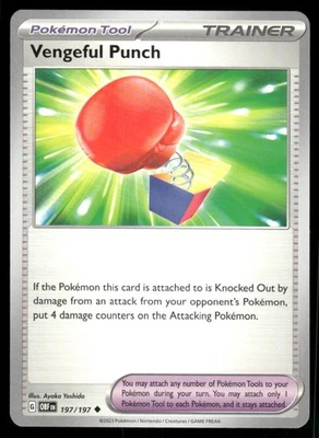 SV03: Obsidian Flames Pokémon TCG Vengeful Punch - Image 1 of 2