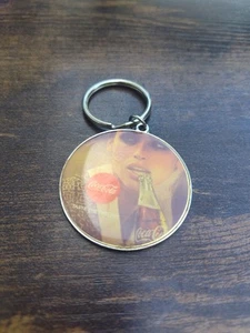 Coca Cola Taste The Feeling Keychain vintage soda advertisement  - Picture 1 of 5
