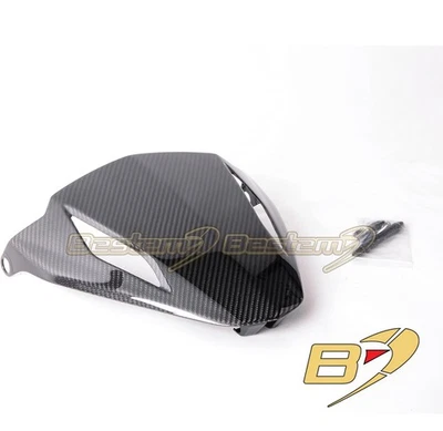 碳纤维仪表锅炉挡风玻璃适用于 Can-Am Spyder F3 3K 斜纹带硬件 — 第 1/4 张图片