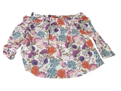 INC International Concepts Women's 1X Plus Size Off-The-Shoulder Blouse $79.50 - Image 1 of 4