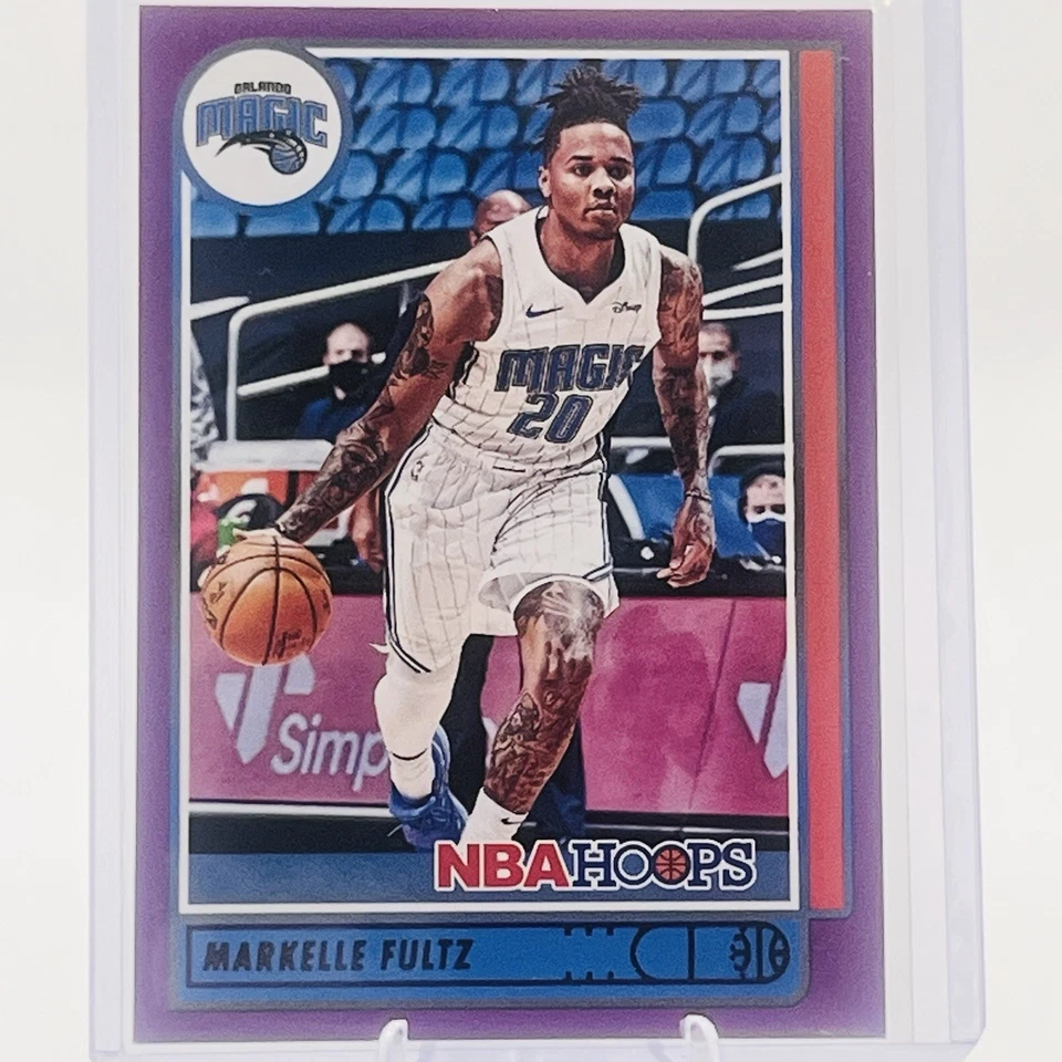 Markelle Fultz 2021-22 Panini NBA Hoops Purple Parallel Orlando Magic #32 - Image 1 of 1