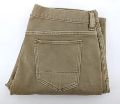 Pantalones de mezclilla Banana Republic Traveler calce ajustado para hombre 34X32 tostados elásticos 5 bolsillos Foto 1 de 4