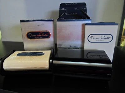 LOTE DE 2 JABÓN OSCAR DE LA RENTA POUR LUI VITALE 5 OZ CADA UNO, VINTAGE, CAJA USADA Foto 1 de 4