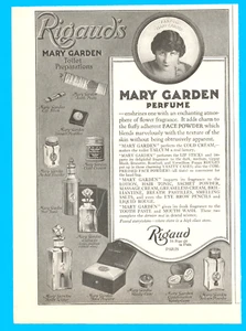 1918 Mary Garden perfume antique print ad cosmetics powder cream tonic makeup - Picture 1 of 4