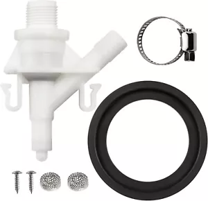 Upgraded 385311641 RV Toilet Water Valve Kit and 385311658 Flush Ball Seal - Picture 1 of 9
