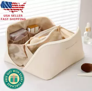Large Capacity Makeup Bag Portable Travel Cosmetic Toiletry Bags Spring SALE US - Picture 1 of 9