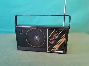 Radio MAXIMAL Transistor RADIOLINA AM-FM PORTATILE Vintage originale FUNZIONANTE - Imagen 1 de 5