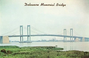 Postcard Delaware Memorial Bridge - Picture 1 of 2