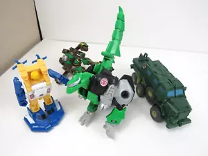 Transformers Toys Bundle x 4 Seaspray Grimlock Jungle Bonecrusher Hasbro - Picture 1 of 6