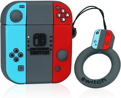 Para Airpods 1/2 - Estuche de Carga Interruptor Gamepad Auricular Protector Goma Suave Foto 1 de 4