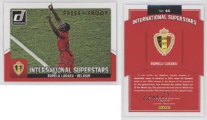 2015 Panini Donruss International Superstars Press Proof Gold /99 Romelu Lukaku