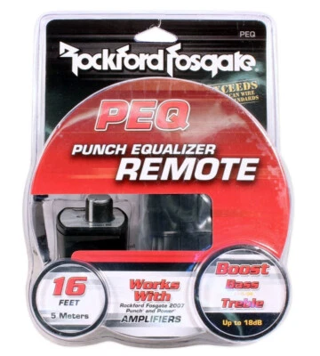 Rockford Fosgate PEQ Wired Remote Bass Treble EQ Control Knob for 07+ Amplifiers - Image 1 of 4