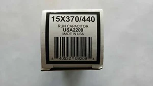 AmRad Round Run Capacitor 15 MFD 370/440 VAC USA2209 - Picture 1 of 2