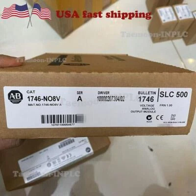 New Sealed AB 1746-NO8V SLC 500 High Density Volt 8P Output Module 1746NO8V - Image 1 of 4