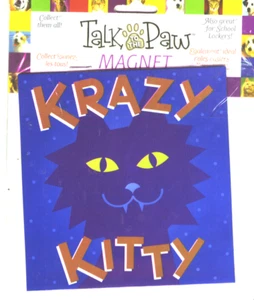 Imán Talk To The Paw Pet Krazy Kitty envío rápido uso en interiores de automóviles - Imagen 1 de 1