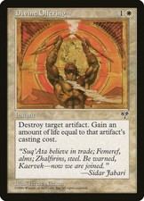 MTG - Divine Offering - Mirage - X1 - (LP) - FREE SHIPPING